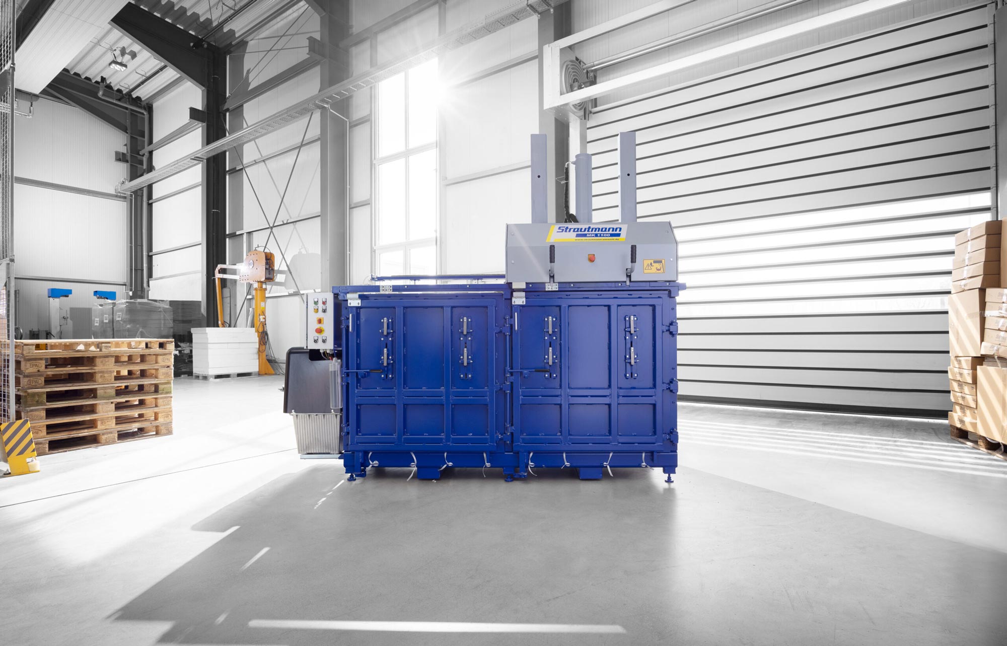 Presă multicameră MK1100 pentru reciclare